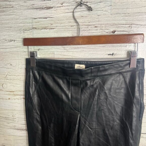 Aritzia wilfred size small Black Leggings faux leather - Picture 3 of 7